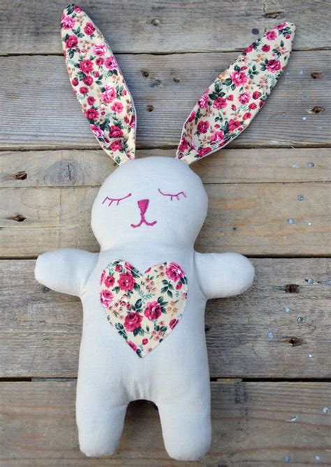 template  printable floppy eared bunny sewing pattern rabbit