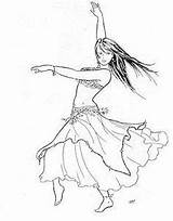 Belly Danza Arabe Bailarinas Accent Najla Atira Bailarina sketch template