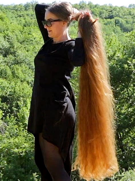video super long rapunzel hair  nature realrapunzels