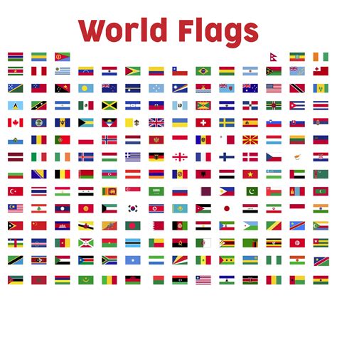 world flags images  names