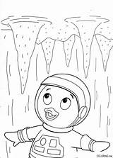 Coloring Backyardigans Pages Mars Pablo Info Coloriage Stalactite Xcolorings sketch template