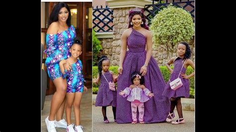 latest and most stylishly classy mother and daughter african ankara and