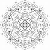 Mandala Flower Coloring Printable Pages Mandalas Etsy Color Book Colouring Adult Pdf Sheets Sold Choose Board sketch template