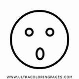 Surprised Emoji Ultracoloringpages sketch template