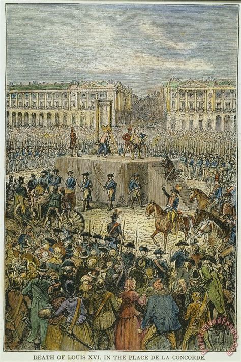 louis xvi execution  painting louis xvi execution  print  sale