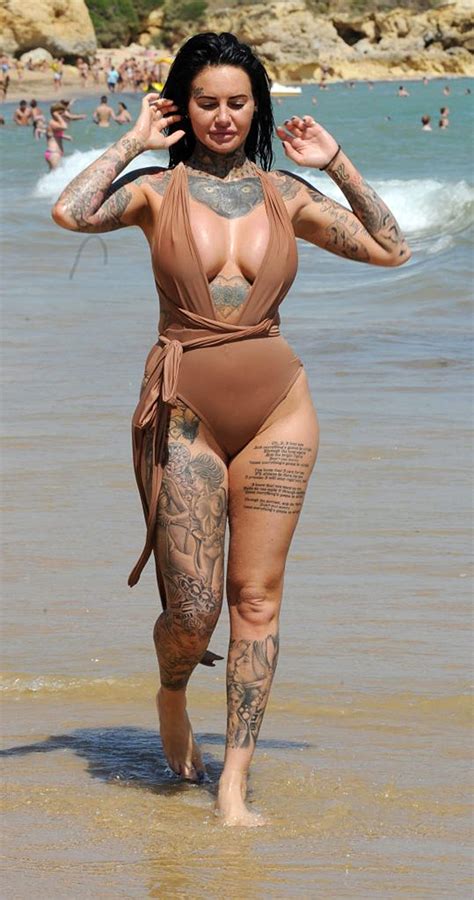 jemma lucy nude fake tits slipped from bikini big brother star scandal planet