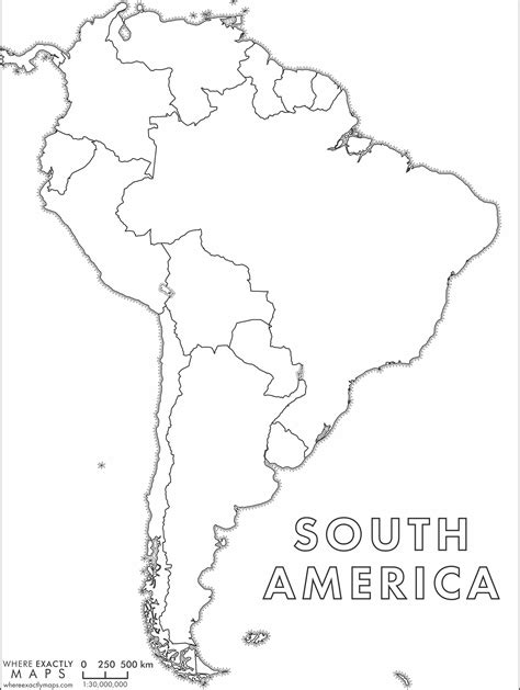 map colouring pages  kids south america map europe map printable map