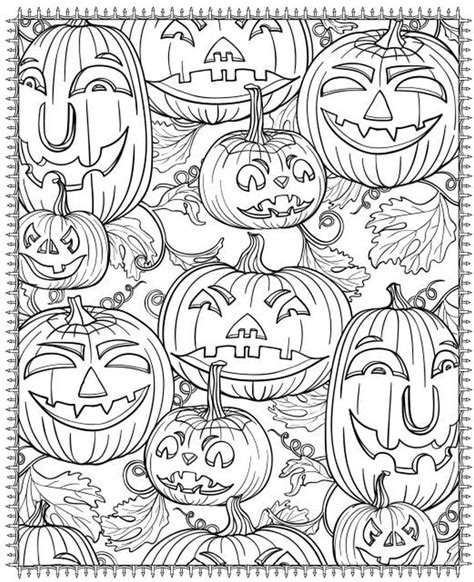adult halloween coloring pages jack  lantern jok