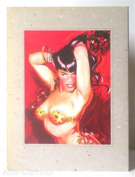 Bettie Page Queen Of Hearts By Silke Jim 1995 Limited Ed Signed