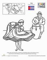 Cuba sketch template