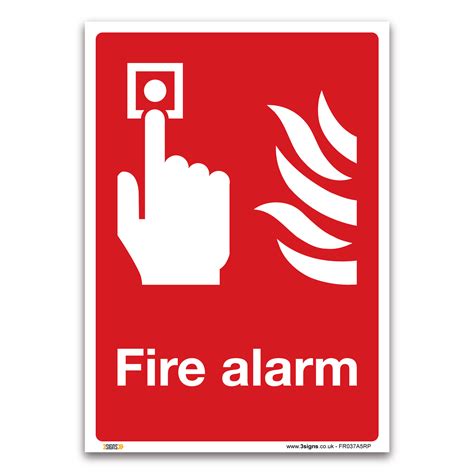 fire alarm sign