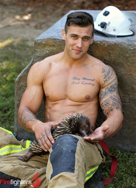 smoking hot australian firefighters pose with adorable