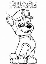 Patrol Paw Coloring Pages Printable Guardian Chief Suit Police Order Blue sketch template