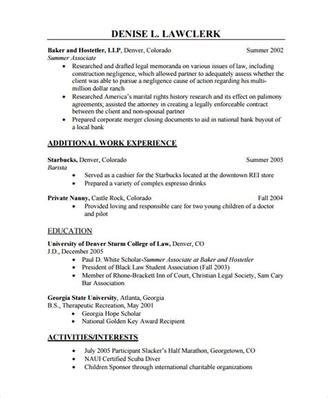 sample nanny resume templates   ms word