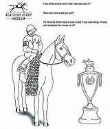 Kentucky Horse sketch template