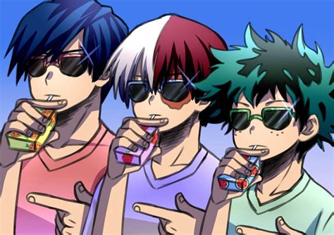 Shoto Todoroki Ida Lida Tenya Deku Midoriya Izuku