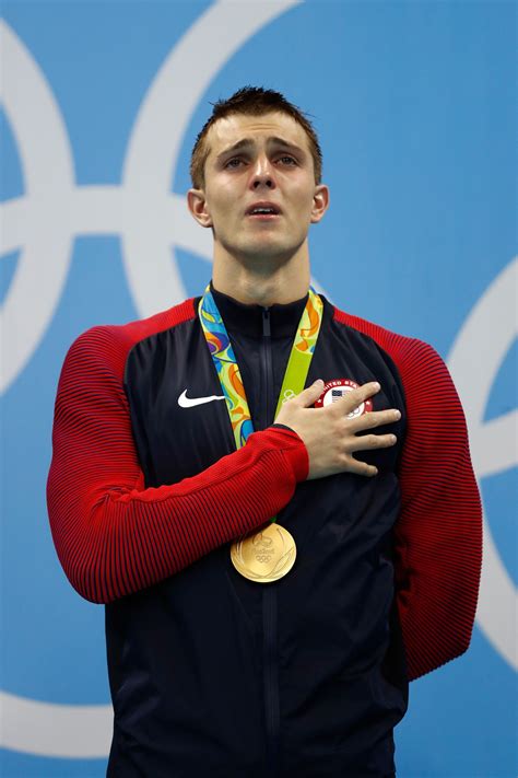u s swimmer ryan held crying during national anthem was a