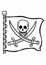 Pirate Drapeau Hugolescargot sketch template