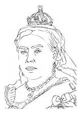 Coloring Pages British Royal Family Victoria sketch template