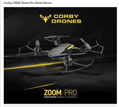 bim corby zoom pro cx drone abimsokmigroscarrefour firsatlari