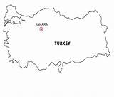 Turchia Turkey Cartine Landkarte Bandera Turquía Nazioni Laminas Tuerkei sketch template