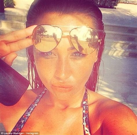 lauren goodger puts sex tape to one side and posts inspirational instagram selfie daily mail