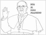 Pope Francis Coloring Getcolorings sketch template