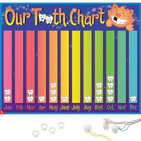 tooth chart kit tooth chart classroom fun chart