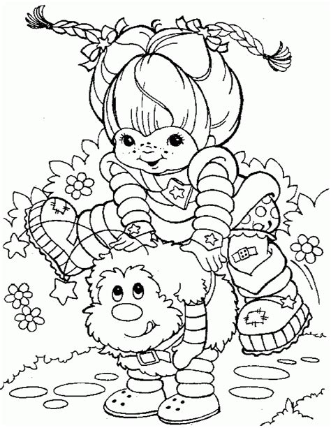 rainbow brite colouring pages page   coloring cartoon coloring