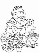 Coloring Pages Food Junk Garfield Chain Colouring Unhealthy Grains Fast Color Print Thanksgiving Cute Faces Healthy Choices Good Web Getcolorings sketch template