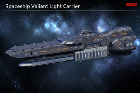spaceship valiant light carrier  unity asset store