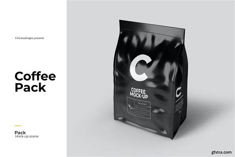 coffee pack mock  gfxtra
