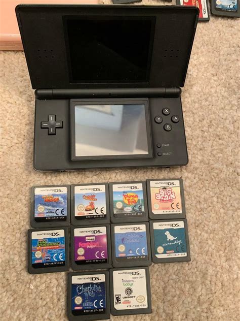 Black Nintendo Ds Lite With Games In Huddersfield West Yorkshire