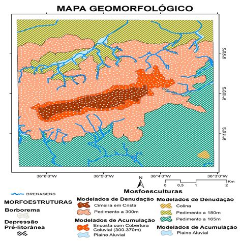 12º sinageo mapeamento geomorfolÓgico da serra da barriga e entorno