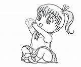 Coloring Pages Chibi Krueger Biscuit Dragoart Printable Anime Getcolorings Getdrawings Popular sketch template