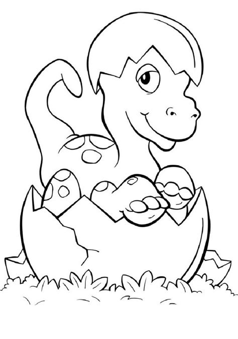 baby dinosaur coloring pages  adventure kids educative printable