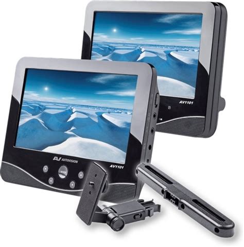 bolcom autovision av portable dvd speler met  schermen en  speler   zwart