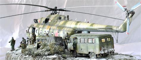 diorama helicoptere mil mi  page