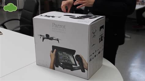 unboxing parrot bebop drone  skycontroller youtube