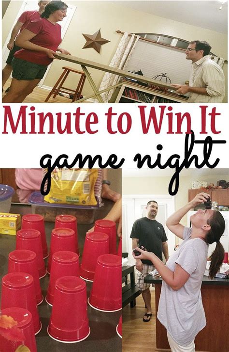 Minute To Win It Game Night Games For Ladies Night Game