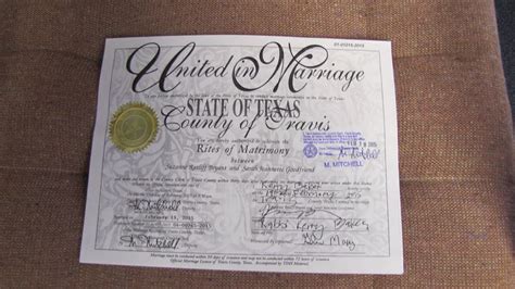 Jobsanger Texas Registers Its First Same Sex Marriage