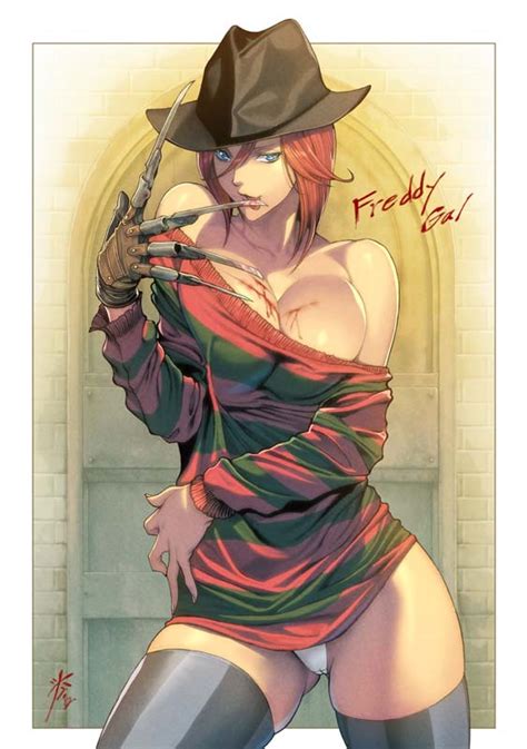 busty female freddy krueger rule 63 movie slashers sorted by position luscious