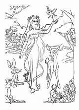 Enchanted Encantada Colorir Giselle Desenhos Princess Tudodesenhos Fois Pintarcolorir sketch template