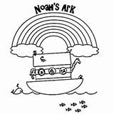 Ark Noah Coloring Pages Noahs Rainbow Flood Color Toddler Getcolorings Printable Animals Print Getdrawings Divyajanani sketch template