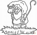Sheep Coloring Pages Lost Adha Eid Drawing sketch template
