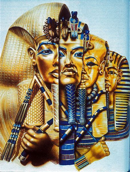 3 Tutankhamun’s Sarcophaguses And Funerary Mask