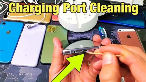 clean  charging port   phones iphones android phones