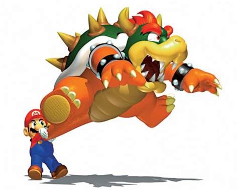 Bowser 4 From The Official Artwork Set For Supermario64 On The N64