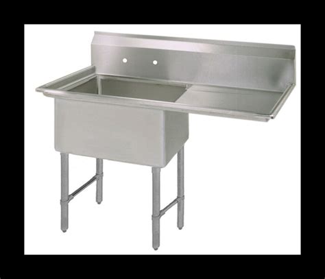 stainless steel single compartment sink   drainboard tec akron