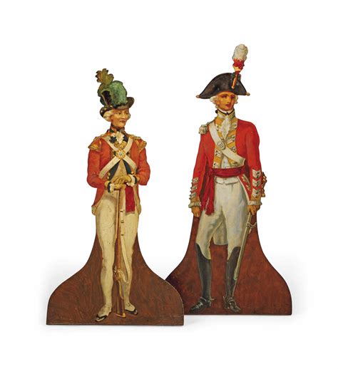 dummy boards depicting late  century english soldiers early  century christies